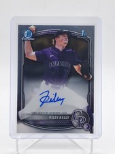 RILEY KELLY 2025 BOWMAN CHROME DRAFT 1ST AUTOGRAPH ROCKIES #CPA-RK Q4246