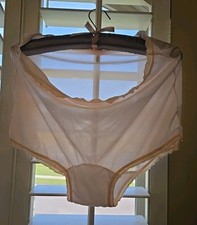 Vtg 70s 80s BALI Freeform Panty Antron Nylon Brief Pinup 2142 Pink Size 7 Large
