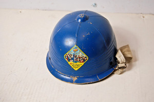 Vintage 1958 Soap Box Derby Racing Helmet Chevrolet 21st All American Derby BSA