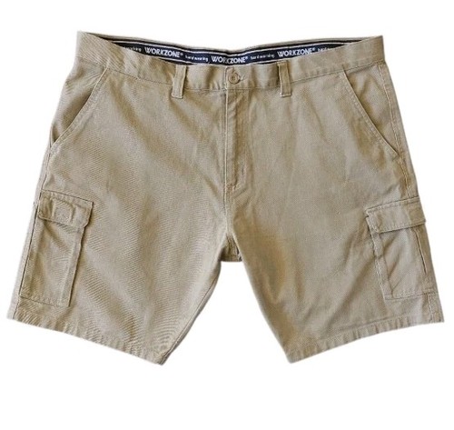 Workzone Mens Shorts 3XL Khaki 107cm Regular Fit Workwear