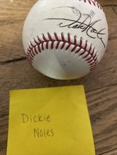 Dick Noles In Person Autographed Baseball Phillies Cubs Rangers Tigers SEE DESC