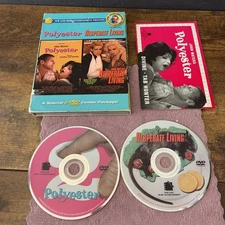 John Waters Collection Vol 2 Polyester & Desperate Living (2 DVD, 2001) Tested