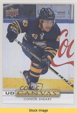 2019-20 Upper Deck UD Canvas Conor Sheary #C8 READ 7o1