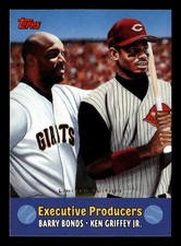 2000 TOPPS LIMITED COMBOS #TC8 EXECUTIVE PRODUCERS BARRY BONDS KEN GRIFFEY JR.