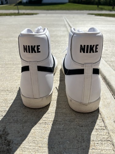 Nike Blazer Mid 77 VNTG White Black Size 13 - Picture 3 of 12