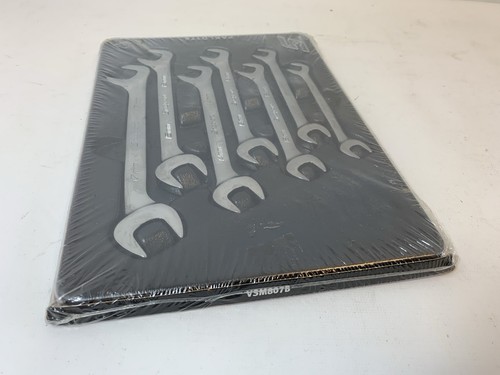 NEW Snap-on VSM807B 7pc Metric 4 Way Angle Open End Wrench Set 10mm-15mm 17mm - Picture 5 of 5