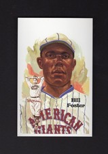 #226 BILL WILLIE FOSTER, Negro League ~ Perez-Steele HOF postcard #0006/10000