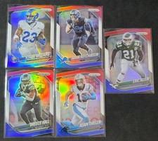 2025 Panini NFL PRIZM Red, White, & Blue Prizm Mixed Card Lot (5)
