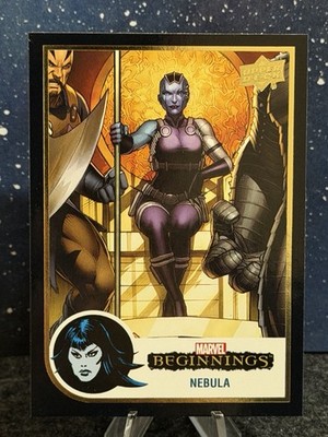 2022 Upper Deck Marvel Beginnings Black Base #114 Nebula  