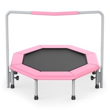 36 Inch Trampoline for Toddlers Ages 1-3,Mini Indoor/Outdoor Trampoline with ...