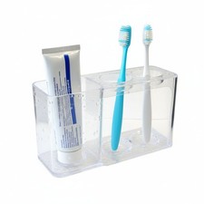 Handy Housewares Bathroom Countertop Organizer Toothbrush Holder