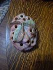 Vintage 1930"s WELLER Flower Frog Malverne *perfect*