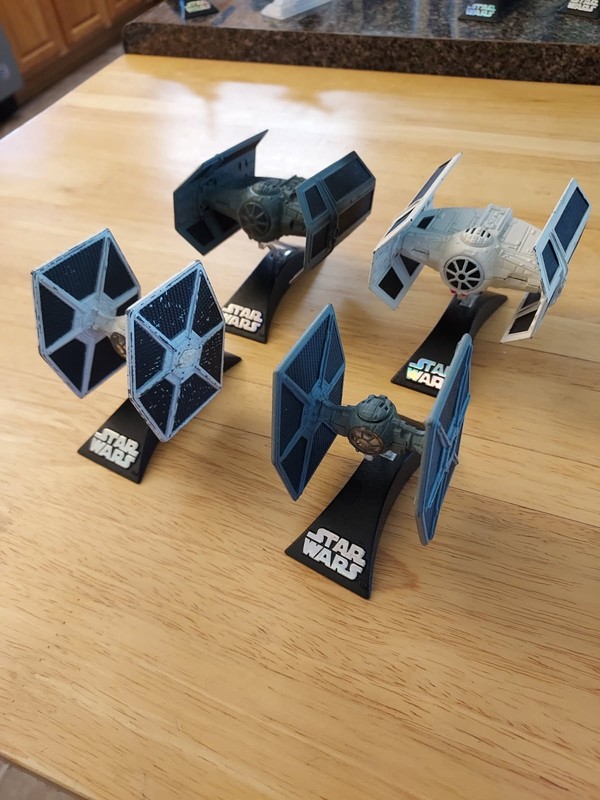 Star Wars Titanium Series, Imperial Tie Fighter and Tie Advance, Misc Lot