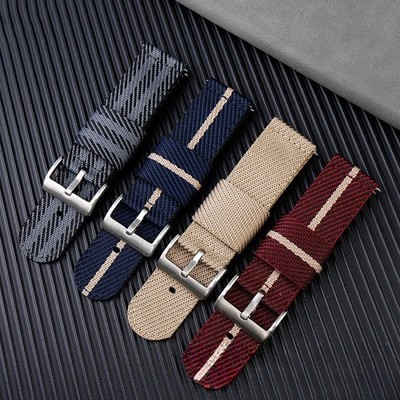 For Casio PRG-600/650Y 5571 PRW-6600Y/YB Sports Nylon Watch Band Strap 18 24mm