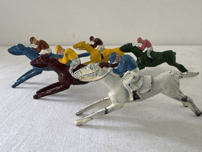 Vintage Chad Valley Escalado NUR PFERDE & REITER sehr guter Zustand 60er Jahre BX18