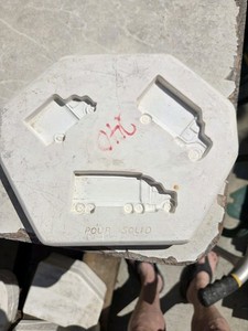 D 240 Truck Magnet Plaster Slip Casting Mold Pop Solid MPN D 240