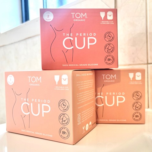 TOM Organic - The Period Cup (Size 2) Menstrual Cup Kit