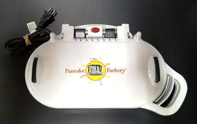 The Pancake Factory Pancakes Omelets & Eggs Maker, Model PF-2, Tested & Working