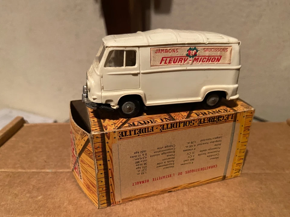 NOREV PLASTQUE ANCIENNE RENAULT ESTAFETTE FLEURY MICHON-ÉCHELLE 1/43 IDEM PAYA , - Photo 3/4