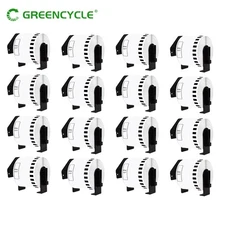 Greencycle 16 Rolls Continuous Paper Tape DK-2205 for Brother QL Label Printer