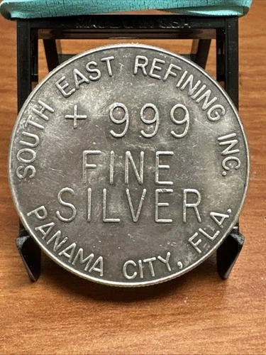 Vintage South East Refining Inc. 1 Oz Silver Bullion Coin - Panama City, Florida