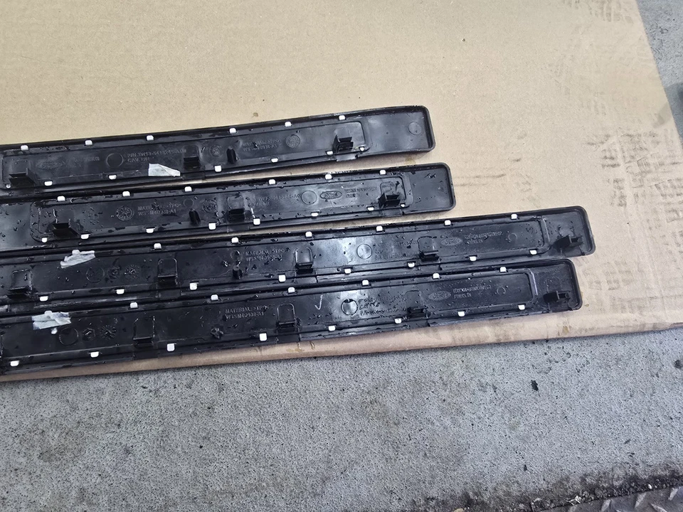 Placas de desgaste del umbral de la puerta del coche Lincoln Town 1998-2011 - Ejecutivo 4 Foto 3 de 4