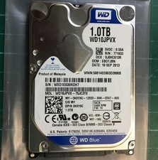 WD Blue 1TB 2.5" HDD Laptop HARD DRIVE WD10JPVX-75JC3T0 K8Y8C 5400rpm