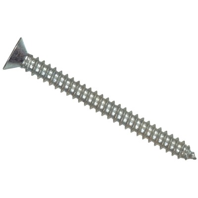 Hillman #10 x 1 In. Phillips Flat Head Stainless Steel Sheet Metal Screw (100