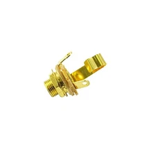 WD Switchcraft Jack 1/4 Gold Plate WDE12G-1