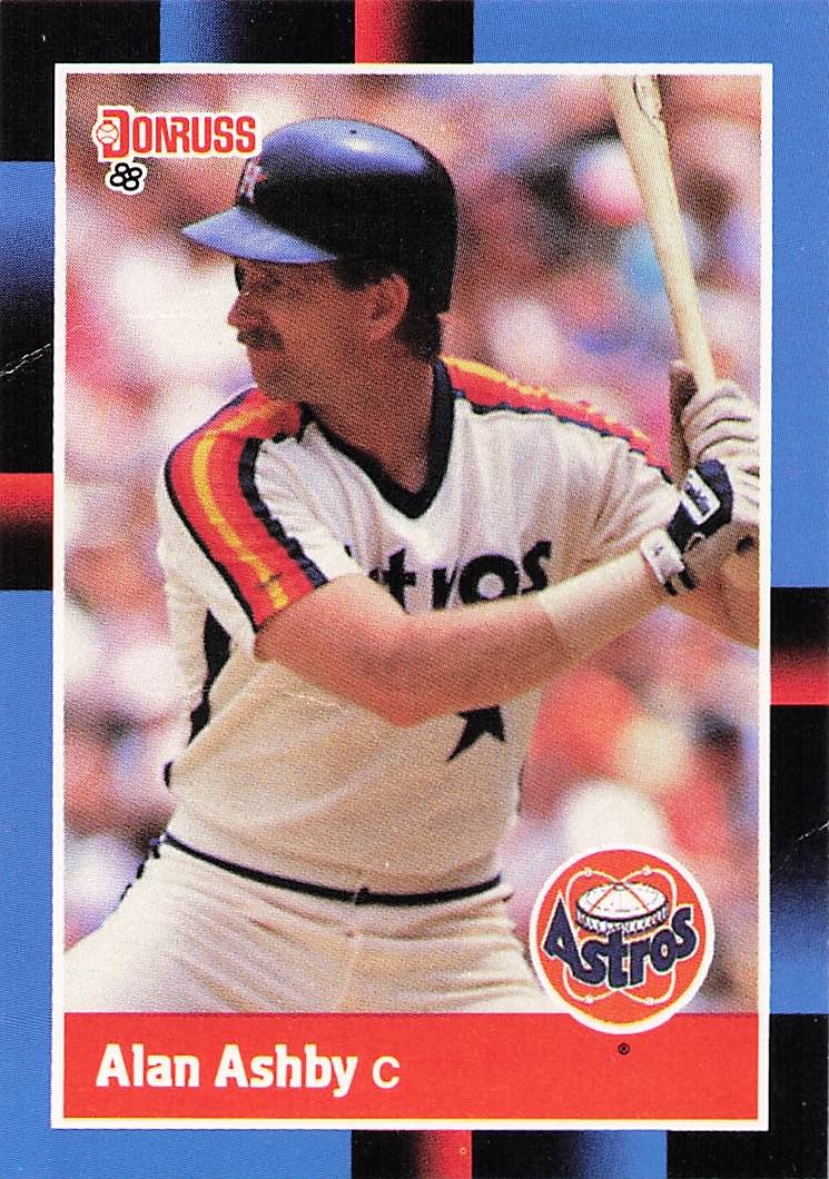 1988 Donruss #163b Alan Ashby