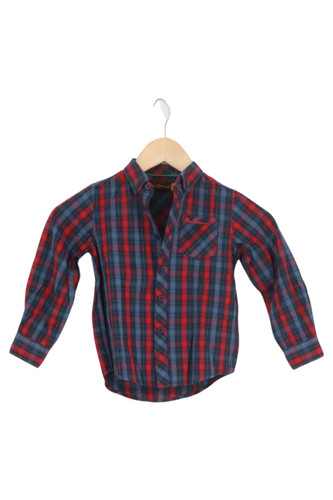 Camicia casual bambino Ben Sherman a quadri manica lunga cotone taglia 104 multicolore