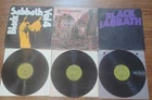 Black Sabbath Vinyl LP Lot Self Titled Vol. 4 Master of Reality Green Labels