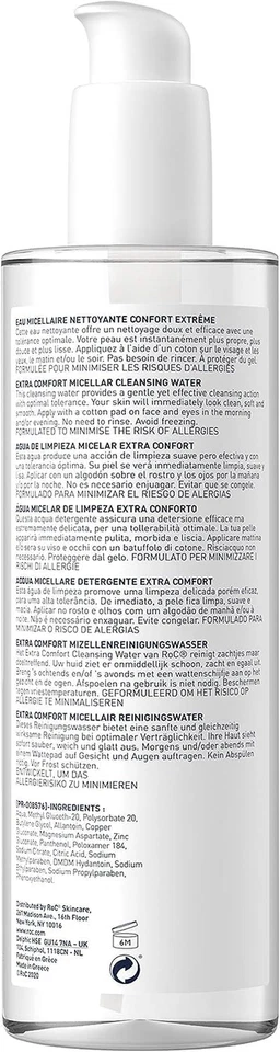 - Extra Comfort Micellar Cleansing Water - Smooth Skin Cleanser for Sensitive Sk - Image 2 of 4