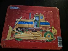 Larsen. Puzzle 10 Teile Bulldozer