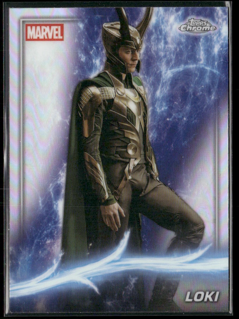 2025 Topps Chrome Marvel Studios Refractor #19 - Loki - Thor