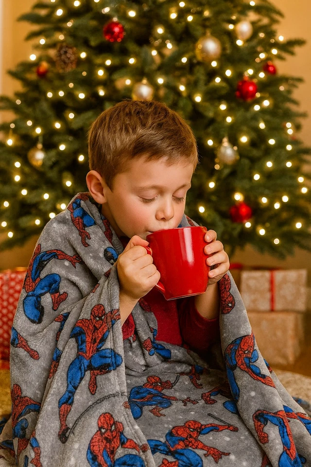 Manta de peluche supersuave Marvel Spiderman The Big One NUEVA 5'x6' de gran tamaño Foto 2 de 2