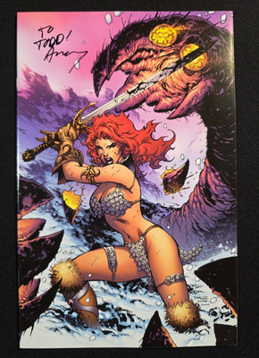 RED SONJA 12 VARIANT Jim LEE VIRGIN Signed AVON OEMING V 5 Dynamite Conan 1 C