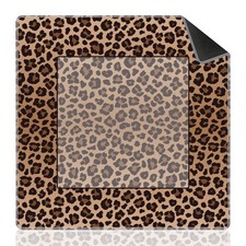 Leopard Print Mahjong Mat for Table 31.5 X 31.5, Gifts for Mahjong Players, B...