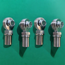 2 Pairs 78-14 Chromoly Heim Joint Kit 78 To 34 Hi-misalignment Rod Ends 4pc