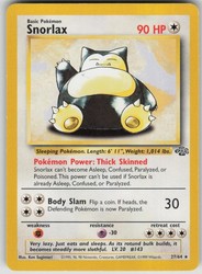 Snorlax 27/64 Jungle Rare