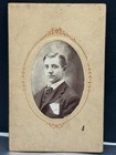 Antique Boarded Matted Man Identified Photo Estate Sale