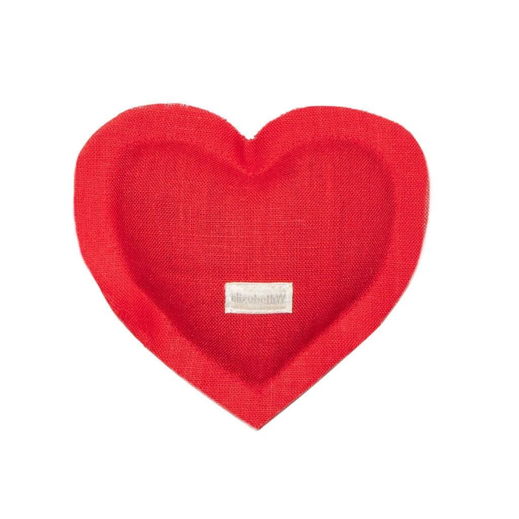 ElizabethW Linen Heart Sachet - Thumbnail 2