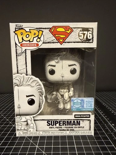 Funko Pop! DC Superman (Sketch) #576 LE 9500 Pieces Supreme w/Protector