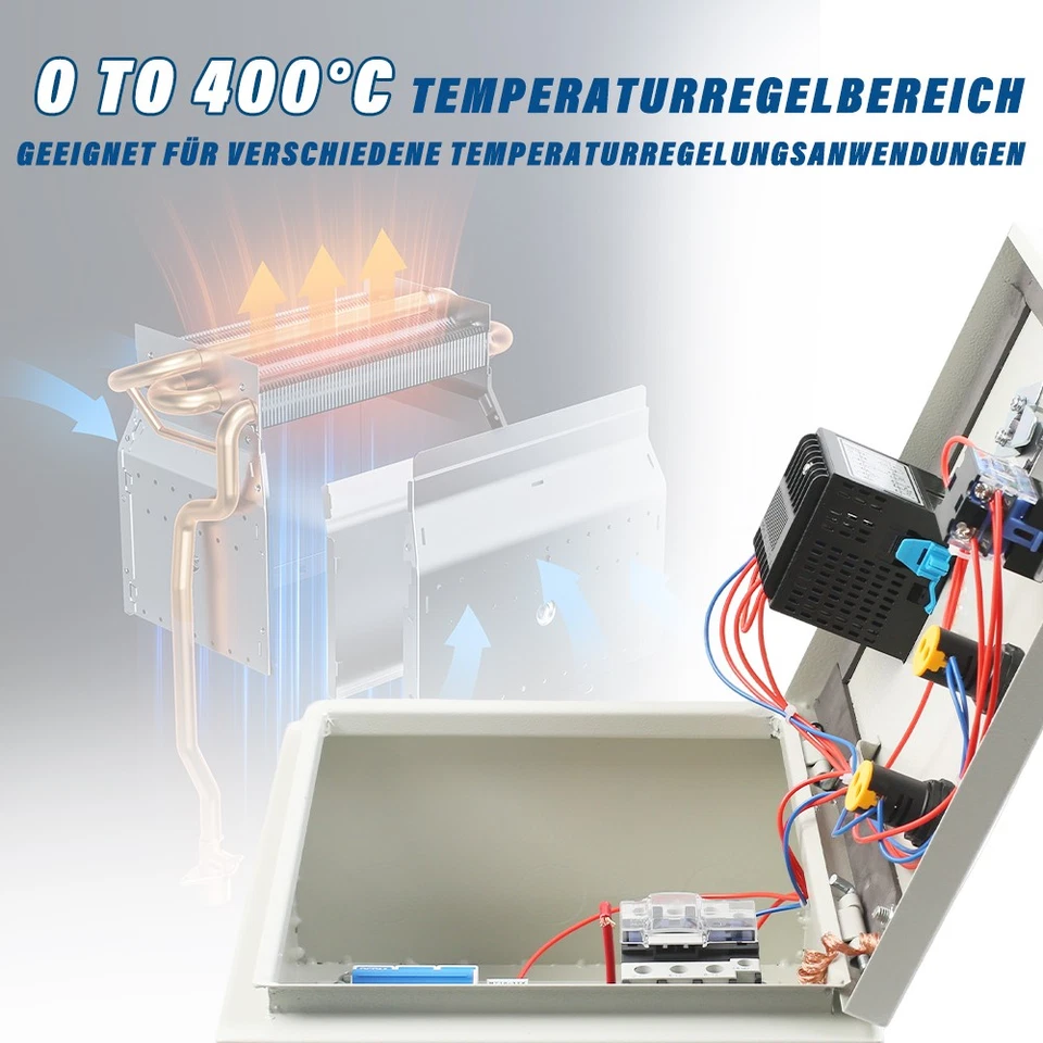 PID Temperaturregler 3 Phase 15KW Intelligente Thermostat-Temp-Control-Box AK - Bild 3 von 4