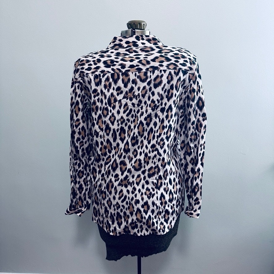 Chico's leopard print button down - image 2