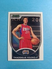 Thaddeus Young 2007-08 Bowman Chrome Card # 129 Serial # 2689/2999 I9316