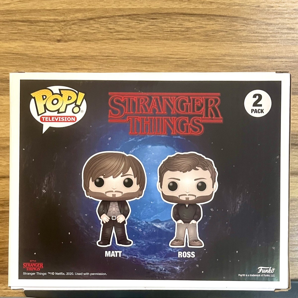 Stranger Things The Duffer Brothers Uside Down Funko Pop