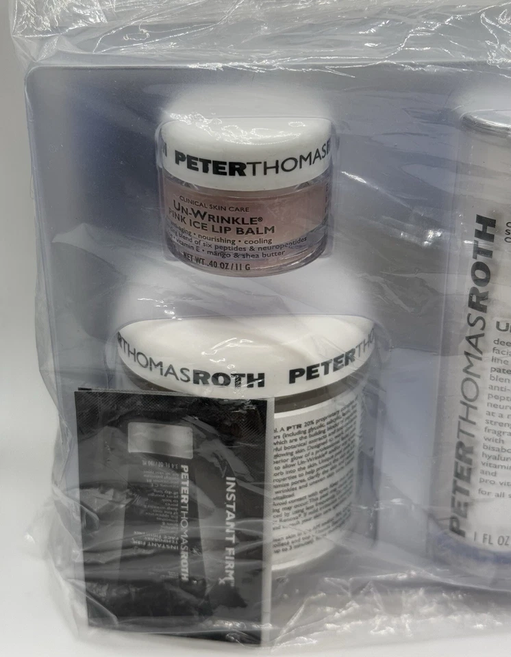 NUEVO Peter Thomas Roth Sin Arrugas Maquillaje 4 Piezas Colección Almohadillas Exfoliantes Suero Foto 3 de 4