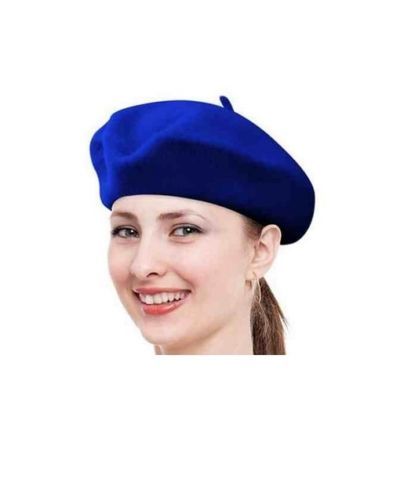 Französischer Stil Vintage warme schlichte Beanie Barettmütze aus 100 % hochwertiger Wolle - Bild 19 von 40