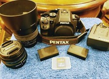 Pentax K-S2 DSLR Camera  85mm 1.4 and 50mm 1.8 lenses  free extras